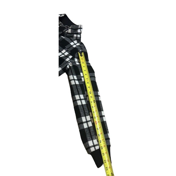 YMI black white check plaid pattern jacket coat full zipper short cool street - Picture 10 of 16